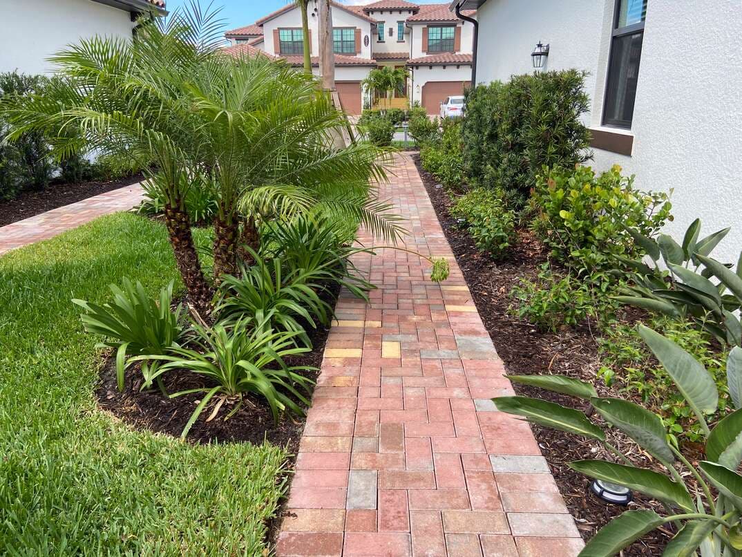 Inviting Front Walkway
